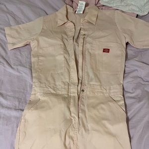 Pink dickie’s coveralls